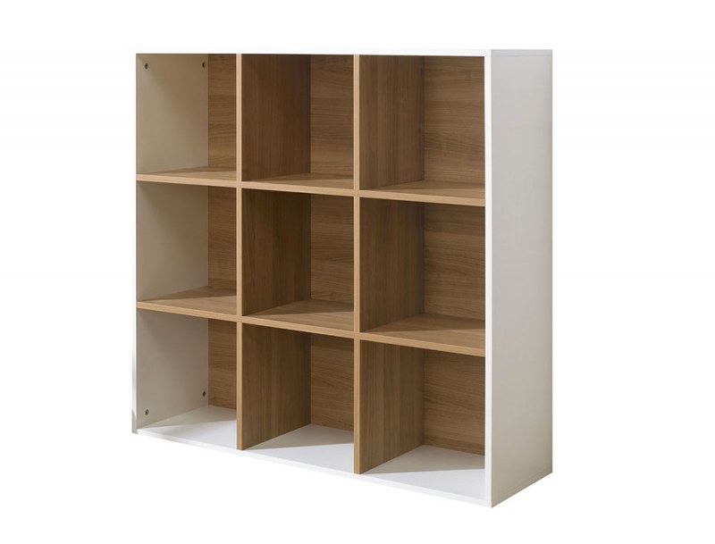 Cubo de almacenamiento diseño 9 compartimentos blanco