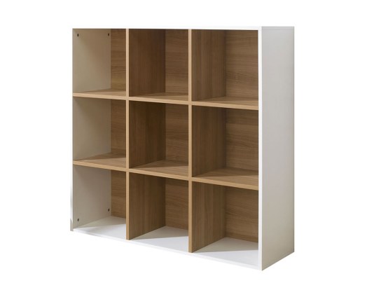 Cubo de almacenamiento diseño 9 compartimentos blanco