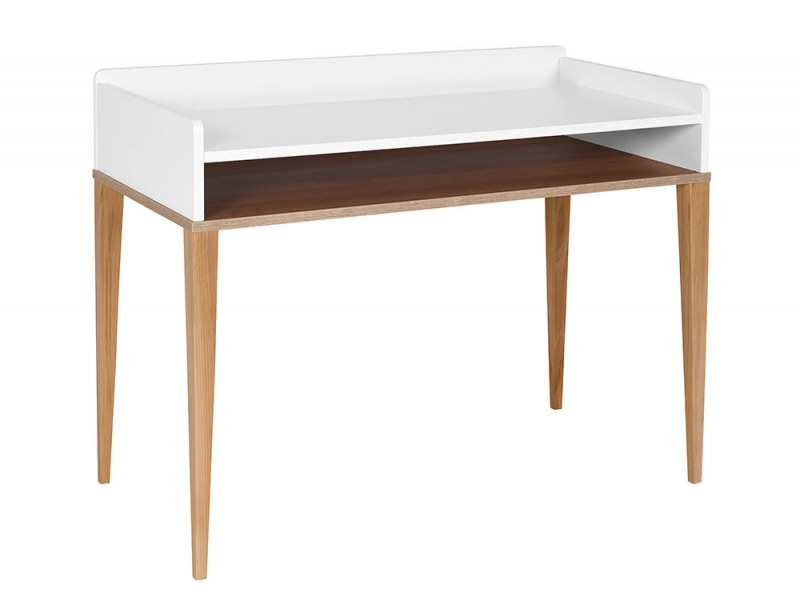 Children's desk Evidence Pop white and wood.