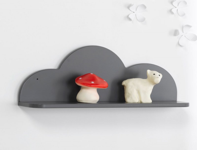 Anthracite Cloud Shelf