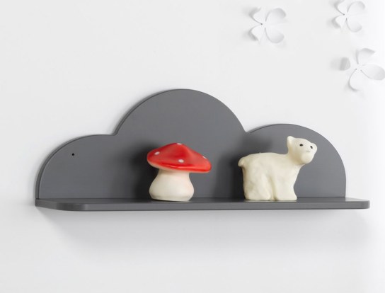 Anthracite Cloud Shelf