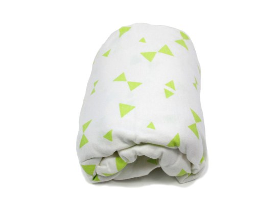Lenzuolo con angoli Nodi Verde Anice 60x120