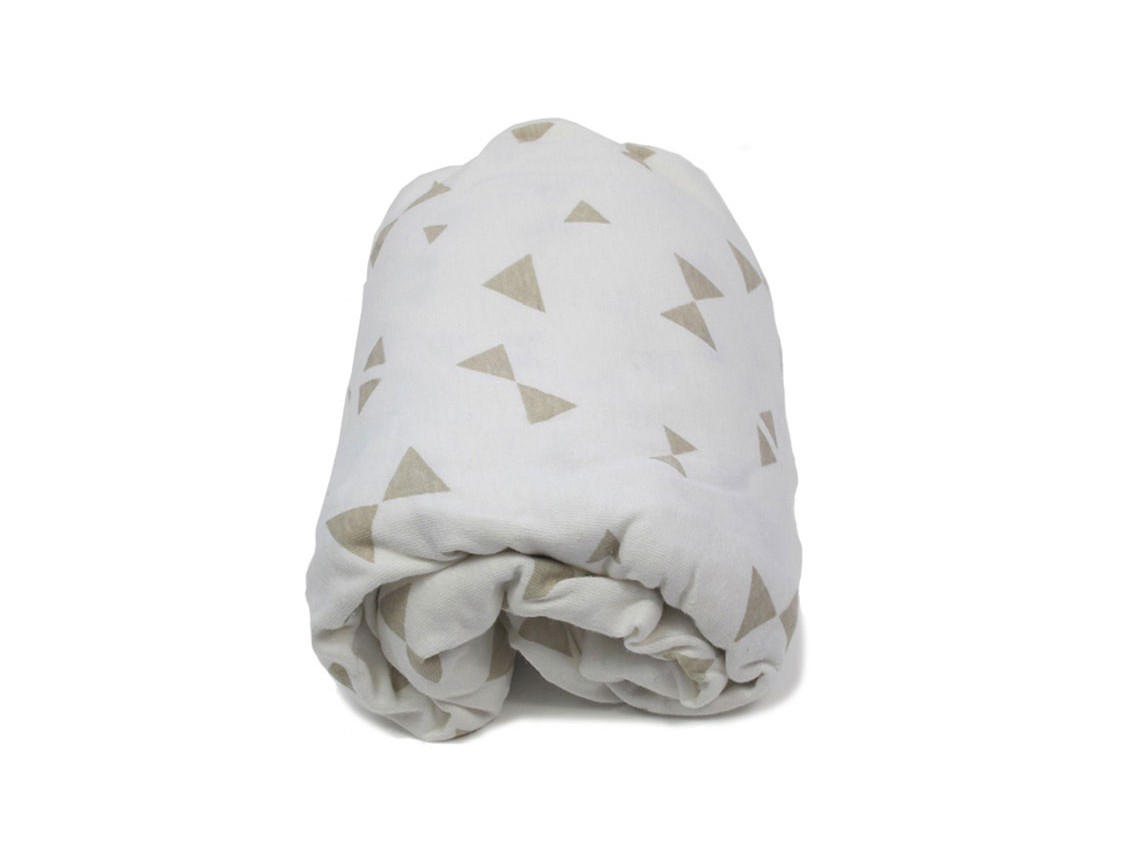 Lenzuolo con angoli Fiocchi Tortora 60x120