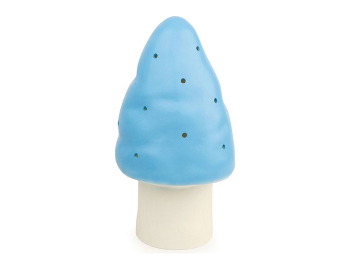 Luce notturna per bambini - Lampada notturna a forma di funghetto blu