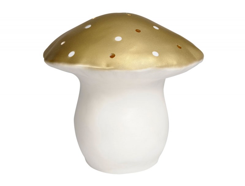 Veilleuse enfant - Lampe Veilleuse grand champignon or