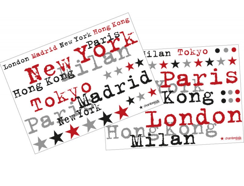 Stickers - City 2 Sheets Stickers