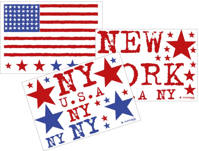 Stickers - Stickers New York 3 vellen