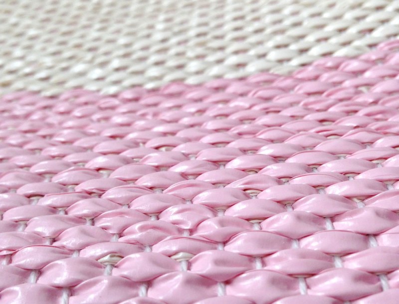 Alfombra infantil - Alfombra Rosa Vera One 70 x 90 cm