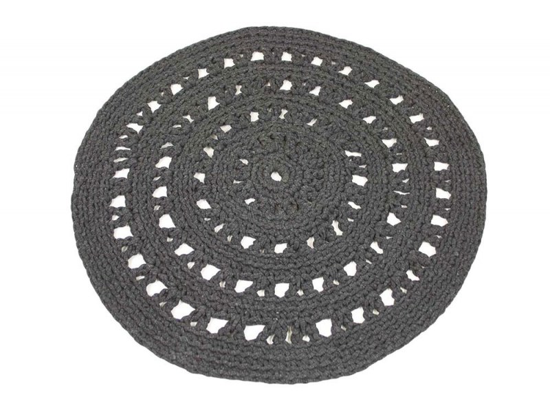 Tapis Holly Anthracite 80cm