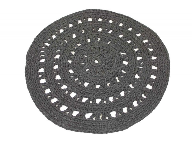 Tappeto Holly Antracite 80cm