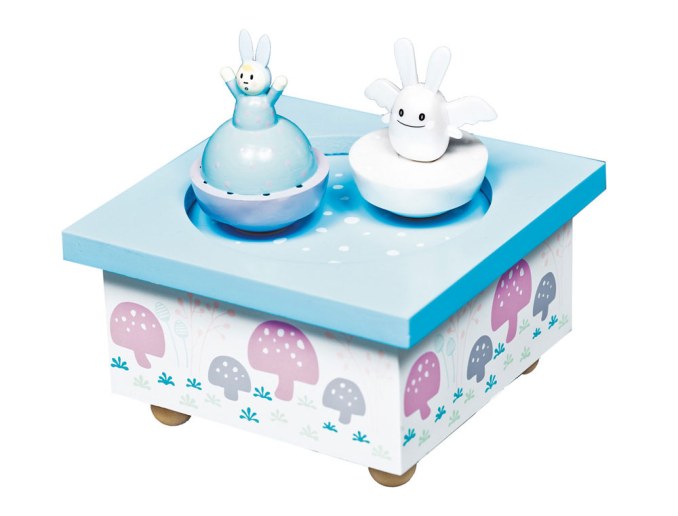 Caja de música - Caja de música Ángel Conejo blanco