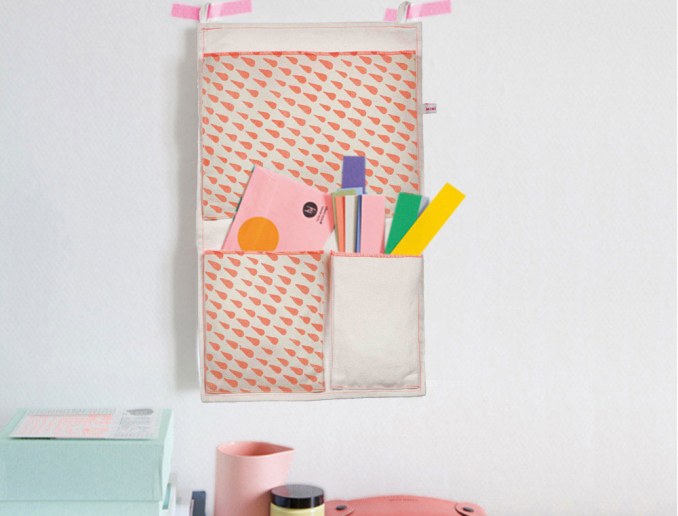 Orange drop pouch