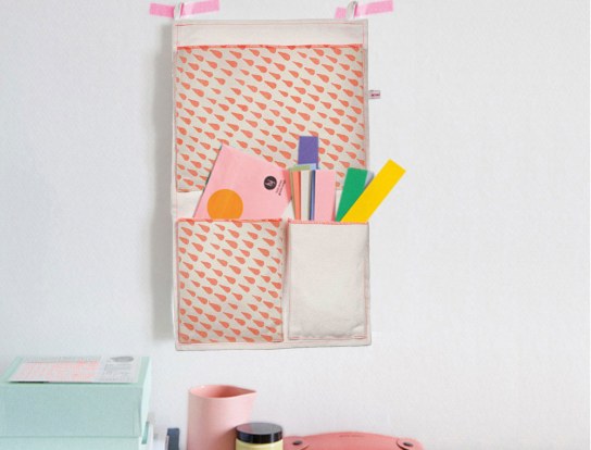 Pochette goutte orange