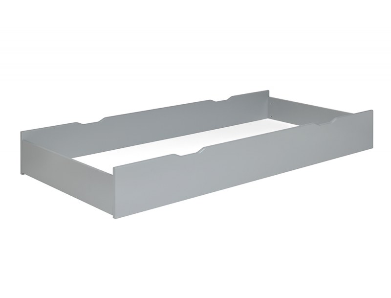 Cajón de la cama infantil Opale Gris Flanelle 90x200
