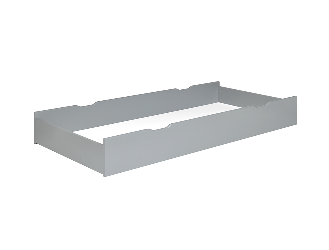 Cajón de la cama infantil Opale Gris Flanelle 90x200