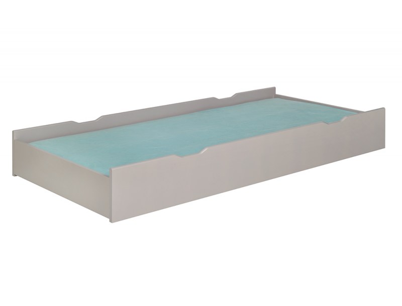 Opale Linen children's bed drawer 90x200