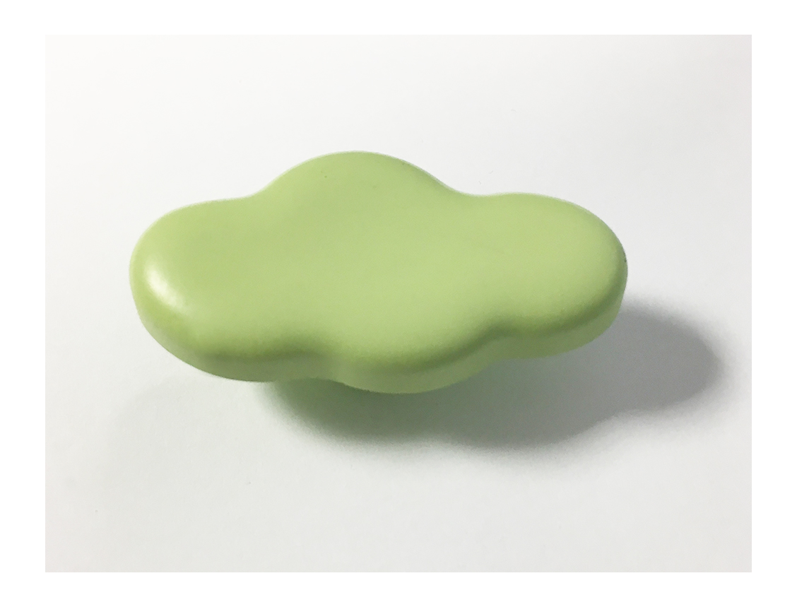 Pomello per mobili verde aniso Nuvola