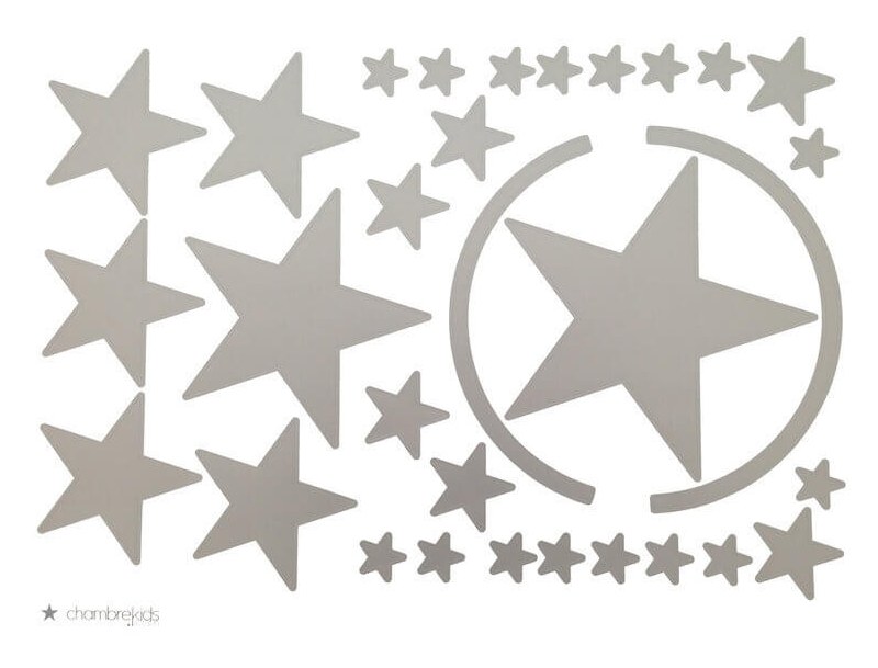 Stickers - Silver Stars Stickers
