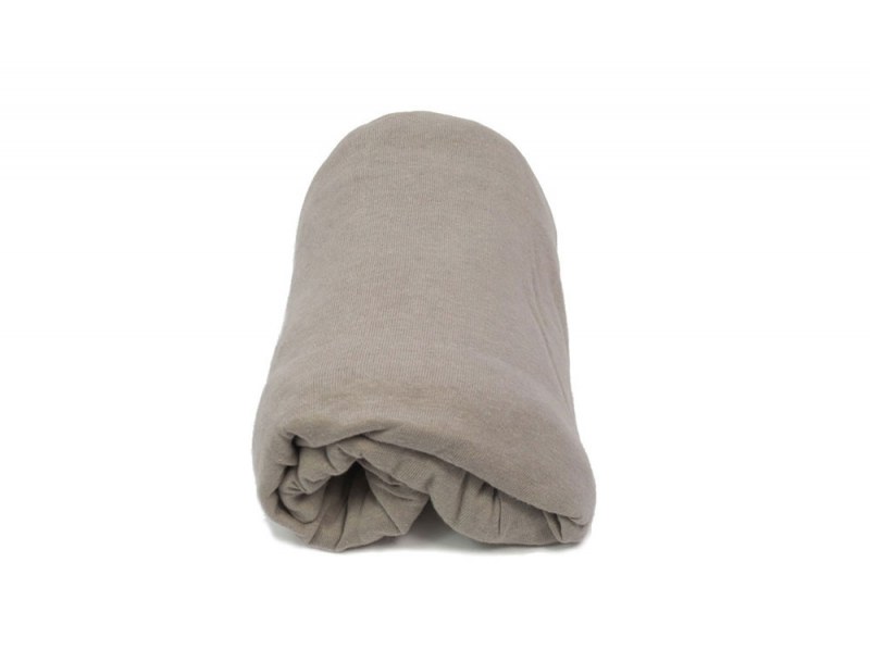 Drap housse 40 x 80 cm Taupe