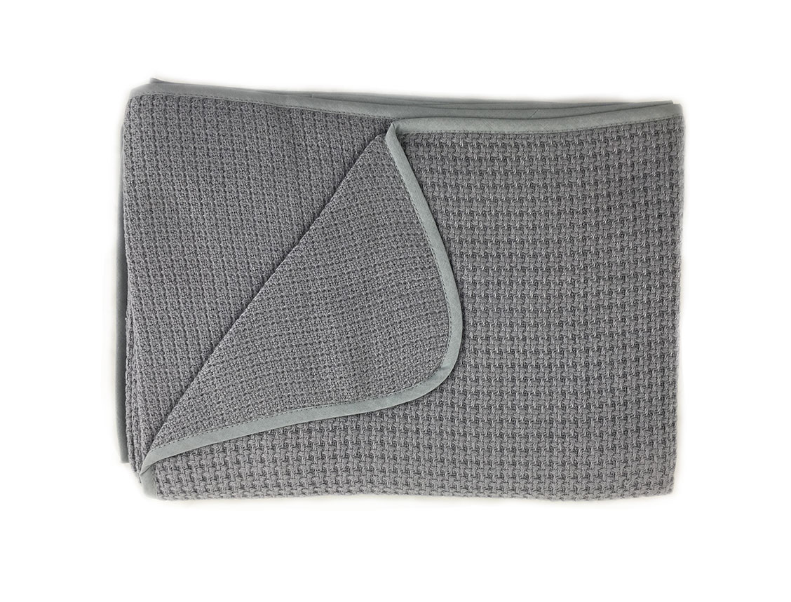 Organic Grey Baby Blanket