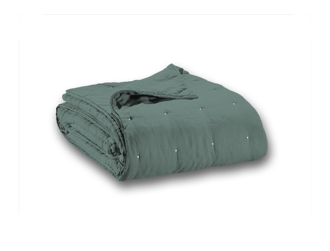 Bedgordijn Zeff 90x240 Grijsgroen Bedgordijn Zeff 90x240 Grijsgroen