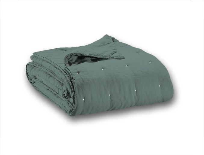 Bedgordijn Zeff 90x240 Grijsgroen