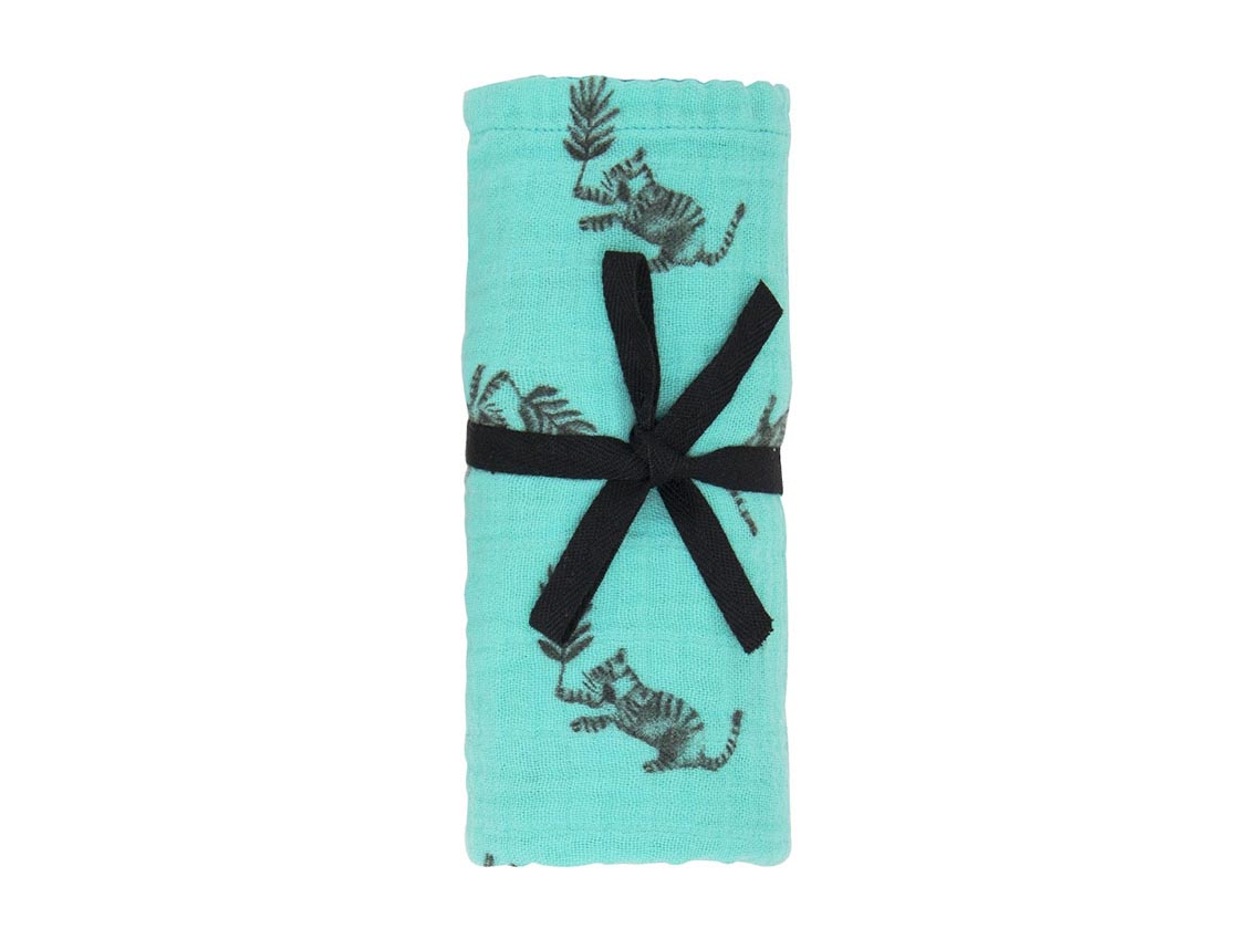 Grote Doek Bianca Groene Tijger 110x110