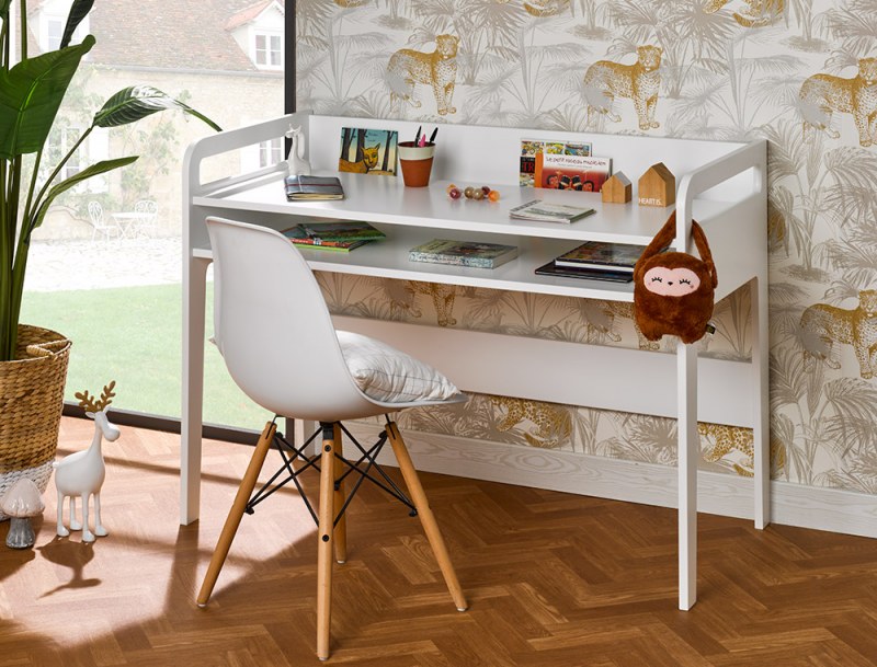 White Feroe Kids Desk