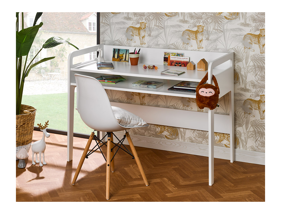 White Feroe Kids Desk
