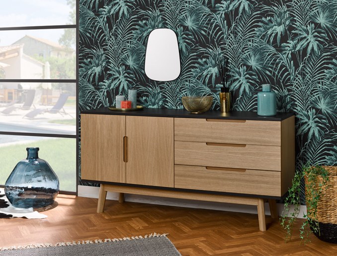 Eden Kommode Natur- und Räuchereiche
