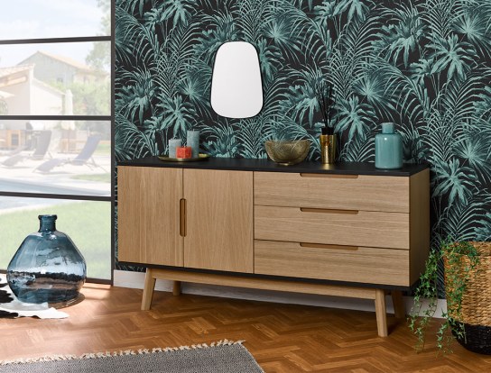 Eden Kommode Natur- und Räuchereiche