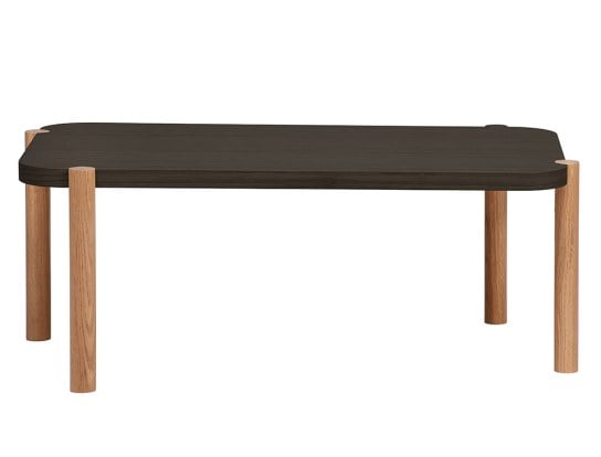 Mesa de centro Eden Roble natural y ahumado