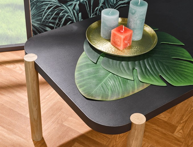 Mesa de centro Eden Roble natural y ahumado