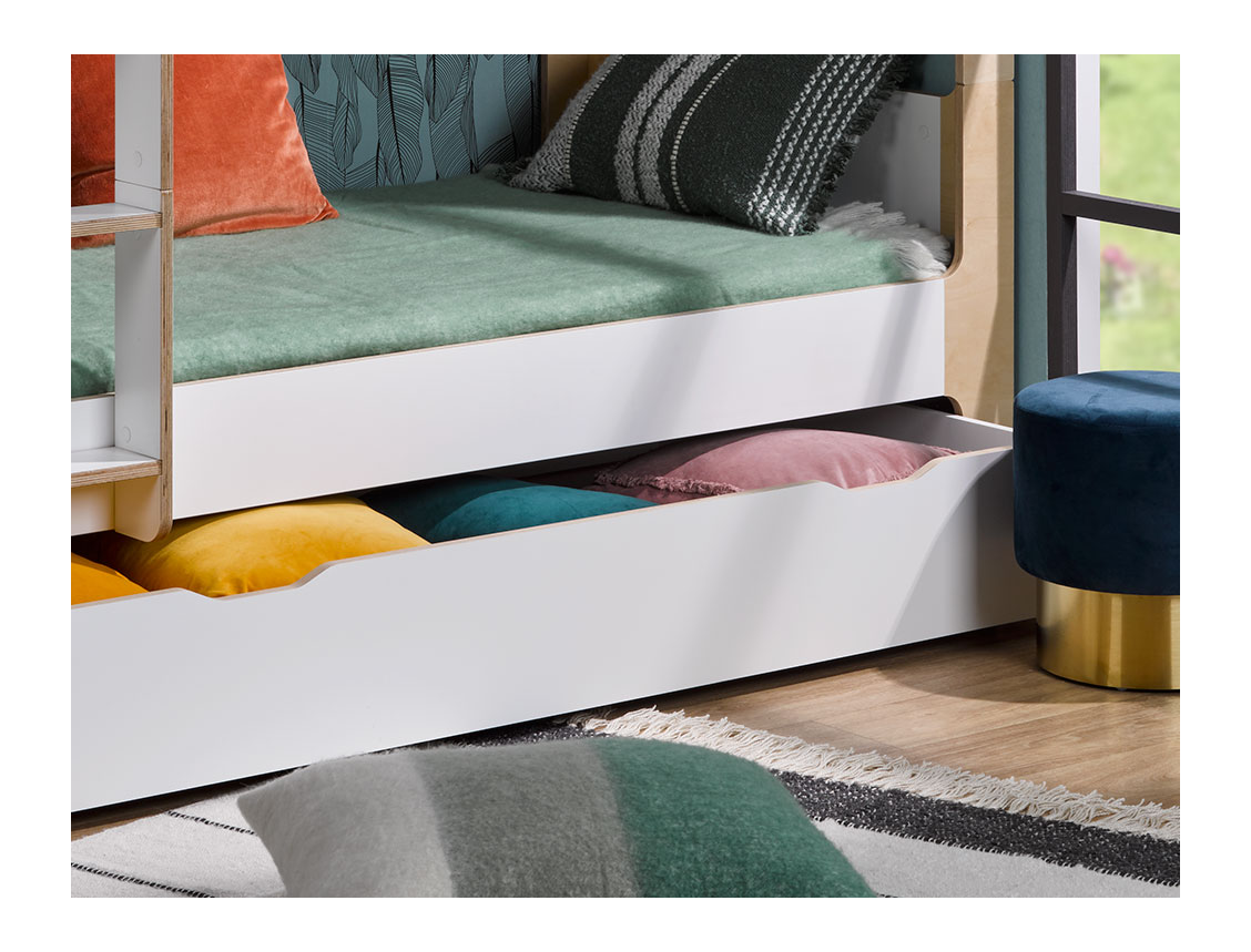 Natura kids under bed storage drawer