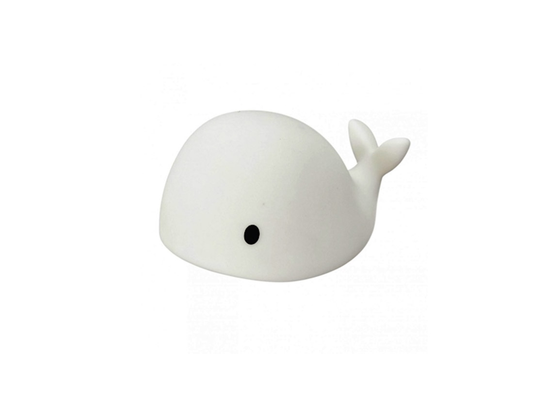 Mini White Whale Night Light Lamp
