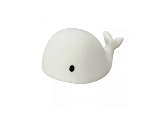 Mini White Whale Night Light Lamp