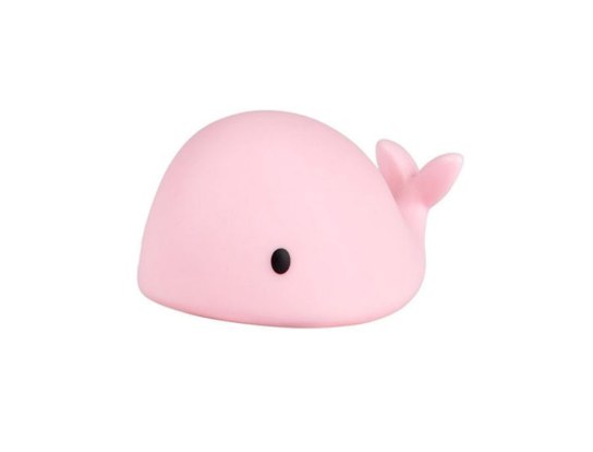 Mini Lampada Notturna Balena Rosa