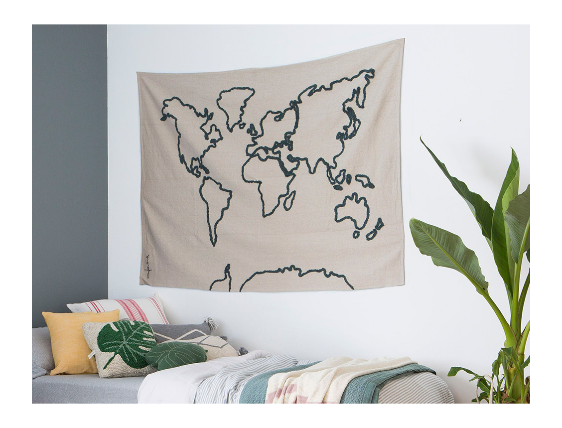 Kinder Wandtapete Atlas