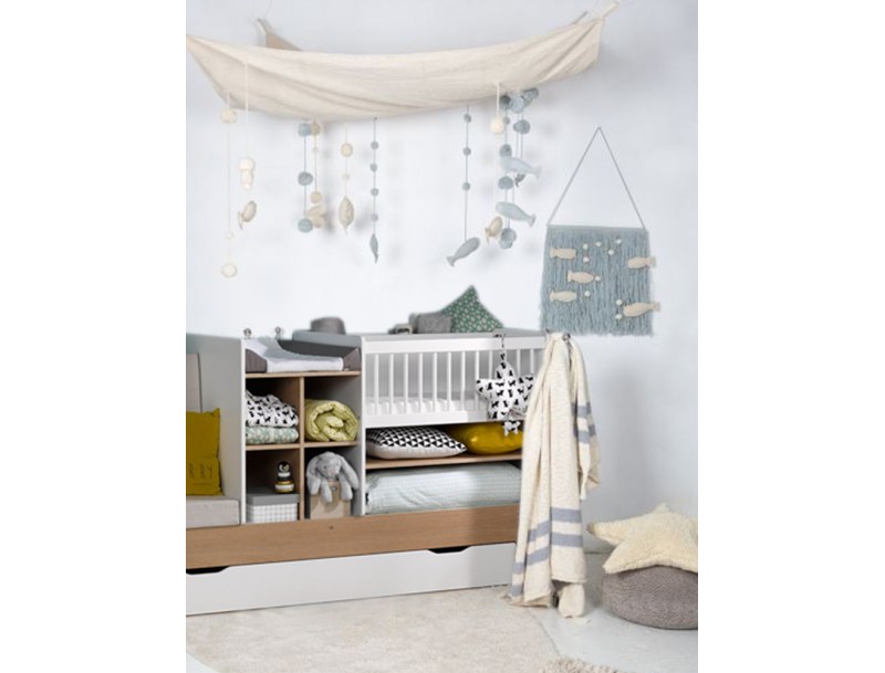 Ciel de lit pour chambre d'enfant de qualité unique, adapté pour lit bébé,  lit bébé