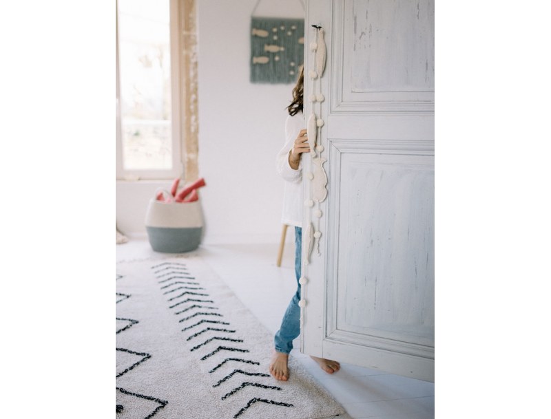 Guirnalda decorativa de peces para colgar también en la puerta de tu habitación.