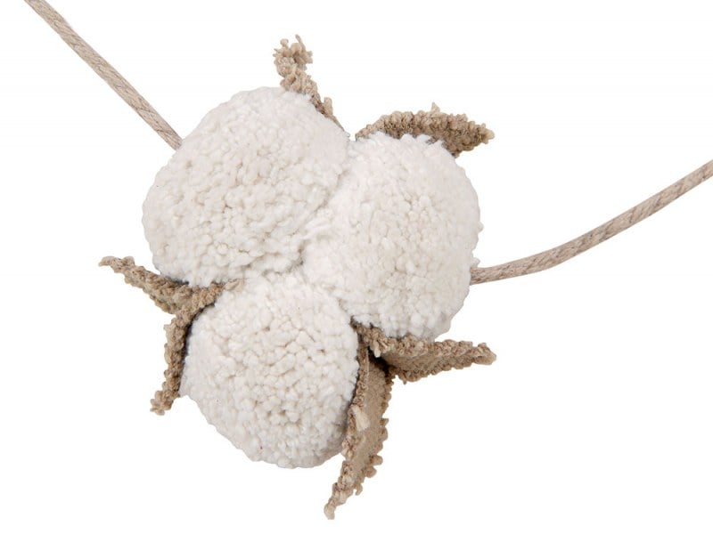 Guirlande décorative Fleurs de coton