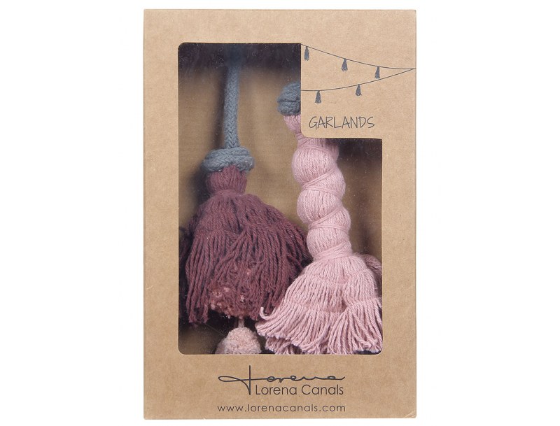 Decoratieve slinger roze bloem