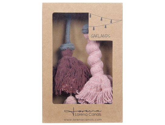 Decoratieve slinger roze bloem