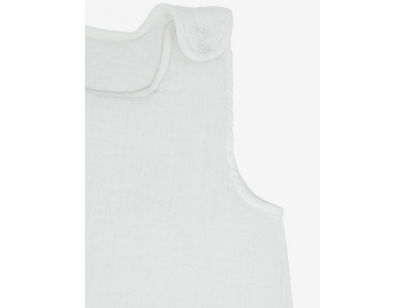 White winter baby sleeping bag 6 to 18 months