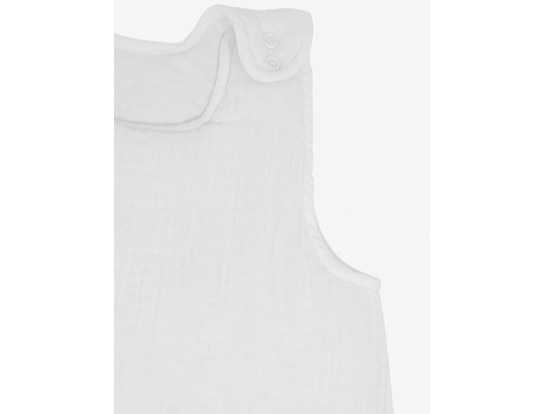 White winter baby sleeping bag 6 to 18 months