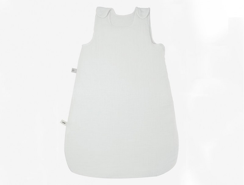 White winter baby sleeping bag 6 to 18 months