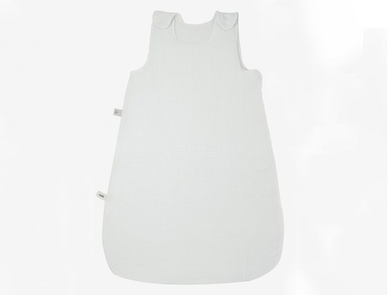 White winter baby sleeping bag 6 to 18 months