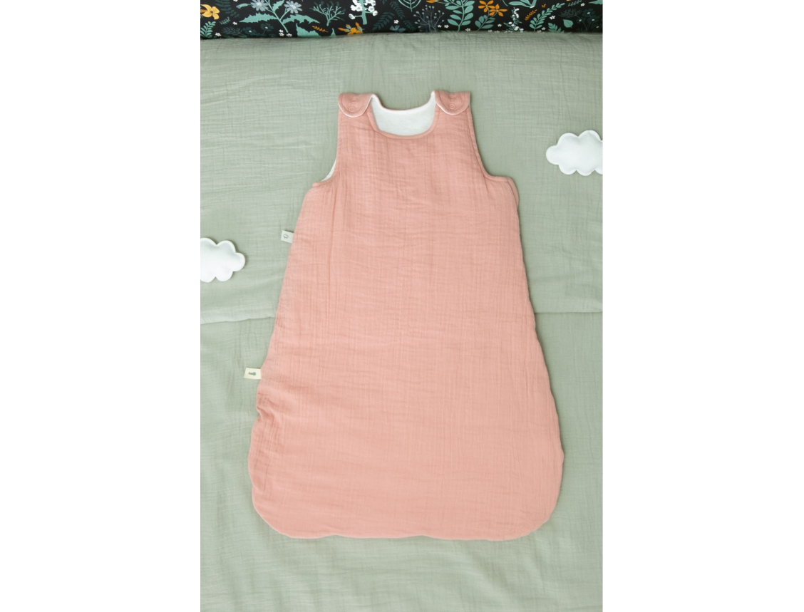 Powder Pink winter baby sleeping bag 6 to 18 months