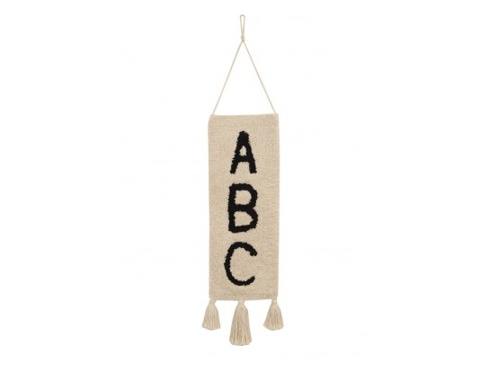 ABC wall tapestry