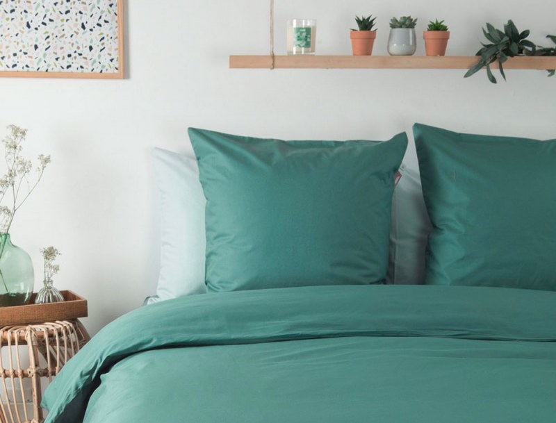 Federa cuscino 60x60 Eucalyptus cotone biologico